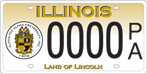 Alpha Phi Alpha Organizational License Plate - State of Illinois